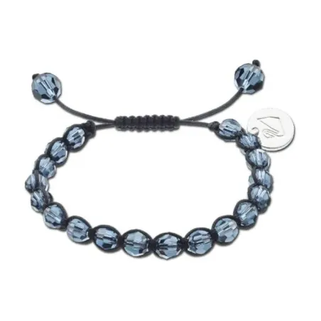 Bracciale con cristalli blu scuro Donna Swarovski