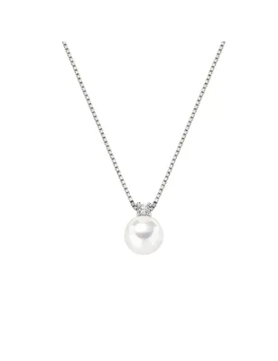 Collana con Perla e Zircone Donna Amen