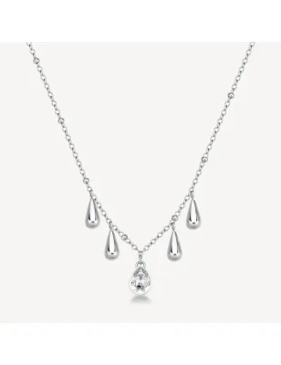 Collana Perfect con pendenti a Goccia e cristallo Donna Brosway