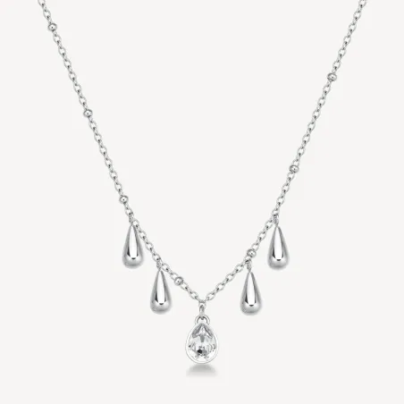 Collana Perfect con pendenti a Goccia e cristallo Donna Brosway