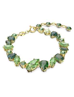 BRACCIALE GEMA VERDE TAGLIO MISTO DONNA SWAROVSKI 