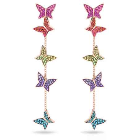 ORECCHINI FARFALLE ARCOBALENO DONNA SWAROVSKI LILIA