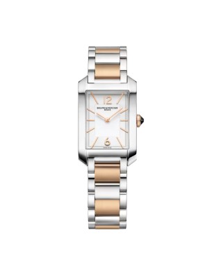 OROLOGIO ACCIAIO ORO ROSA DONNA BAUME & MERCIER HAMPTON