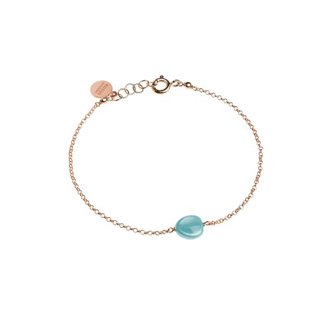 BRACCIALE ACQUAMARINA DONNA ROSSOPREZIOSO SEMINO D'AMORE BC 24406 A ROSSOPREZIOSO