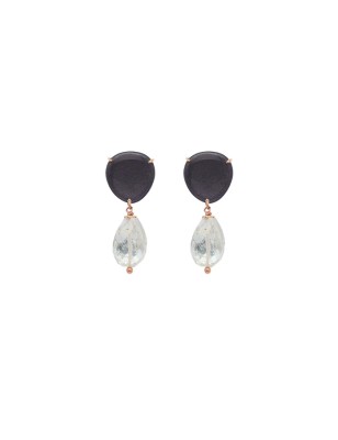 ORECCHINI LADYLIKE STONE BLACK VELVET ROSSOPREZIOSO