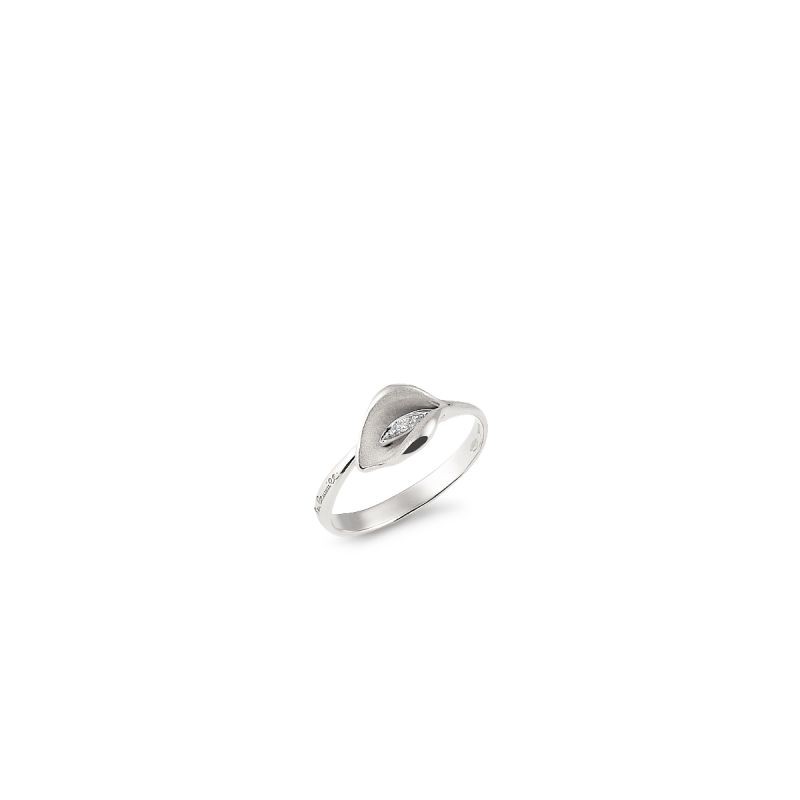 ANELLO ORO BIANCO DONNA ANNAMARIA CAMMILLI CALLA