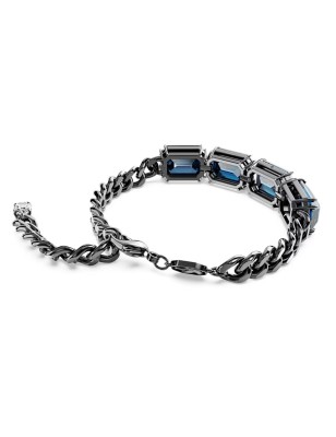 BRACCIALE MILLENIA BLU PLACCATO RUTENIO DONNA SWAROVSKI  5671250 SWAROVSKI