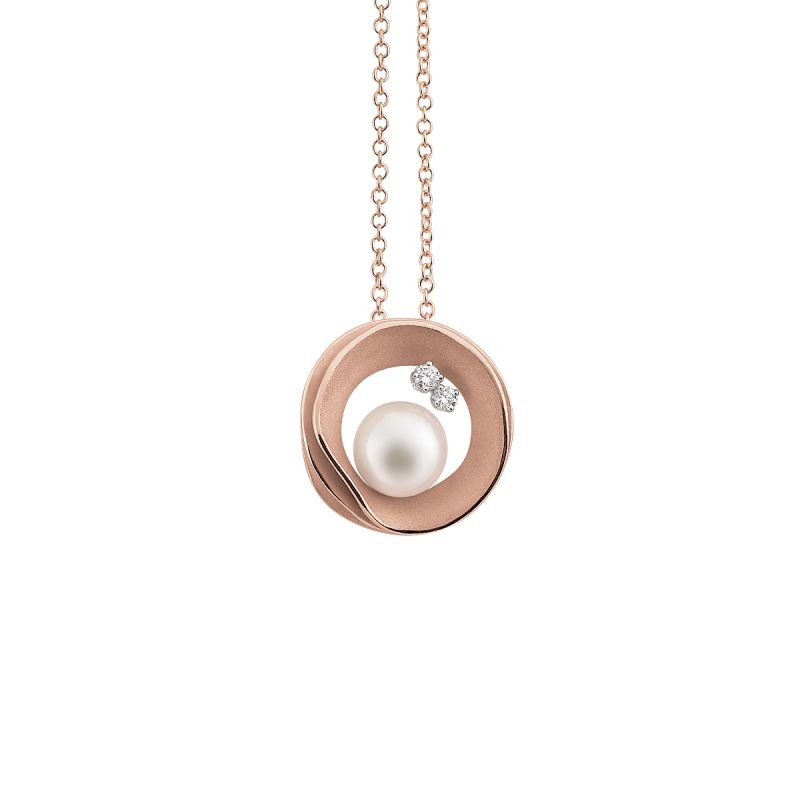 COLLANA ORO ROSA DONNA ANNAMARIA CAMMILLI INFINITY WHITE