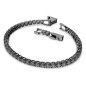 BRACCIALE TENNIS DELUXE GRIGIO MIS.M DONNA SWAROVSKI 