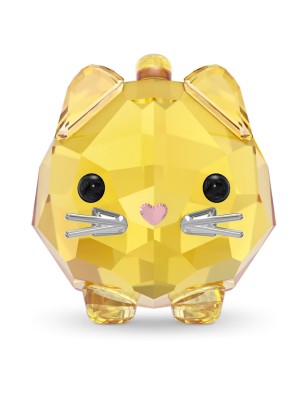 CHUBBY CATS GATTO GIALLO SWAROVSKI 5658325 SWAROVSKI