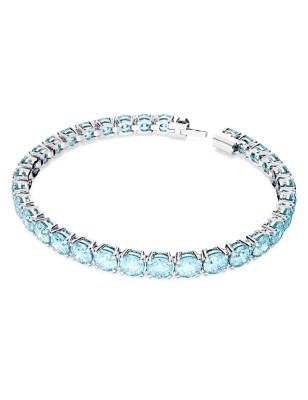 BRACCIALE TENNIS TAGLIO TONDO BLU M DONNA SWAROVSKI  5648928 SWAROVSKI