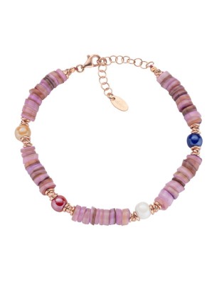 BRACCIALE GIADA ROSA DONNA AMEN OCEANIA