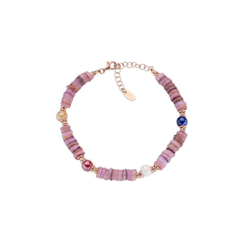 BRACCIALE GIADA ROSA DONNA AMEN OCEANIA