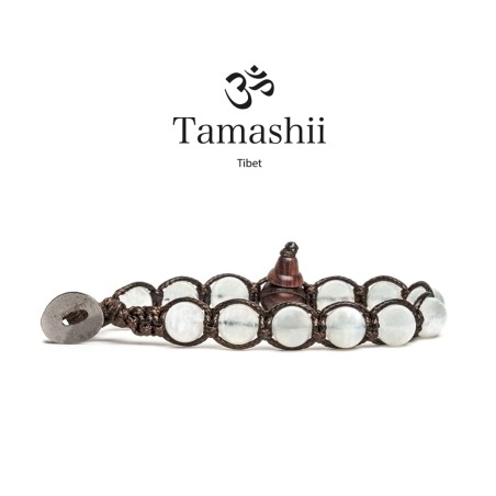 BRACCIALE PIETRA LUNA UOMO-DONNA TAMASHII 1 GIRO BHS900-186 TAMASHII