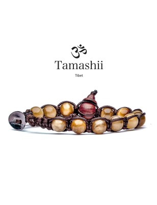 BRACCIALE OCCHIO TIGRE UOMO-DONNA TAMASHII 1 GIRO bhs900-80 TAMASHII