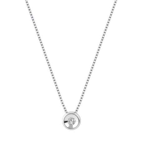 COLLANA PUNTO LUCE 0.18 CT DONNA DEMETRA 031.018.W.A2 DEMETRA