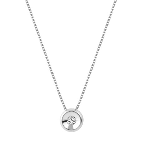 COLLANA PUNTO LUCE ORO E DIAMANTE DONNA DEMETRA  031.003.W.A2 DEMETRA