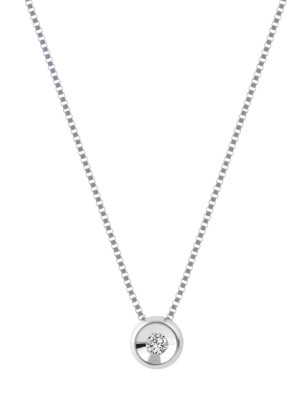 COLLANA PUNTO LUCE 0.04CT DONNA DEMETRA  031.004.W.A2 DEMETRA