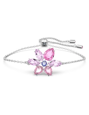 BRACCIALE GEMA FIORE ROSA DONNA SWAROVSKI 