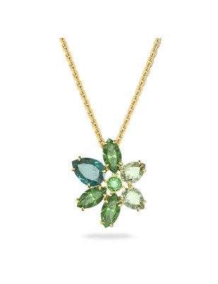 COLLANA GEMA PENDENTE FIORE VERDE DONNA SWAROVSKI 