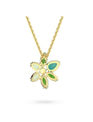 COLLANA GEMA PENDENTE FIORE VERDE DONNA SWAROVSKI  5658399 SWAROVSKI