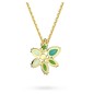 COLLANA GEMA PENDENTE FIORE VERDE DONNA SWAROVSKI 