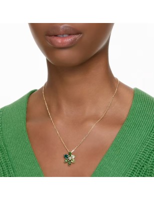 COLLANA GEMA PENDENTE FIORE VERDE DONNA SWAROVSKI  5658399 SWAROVSKI