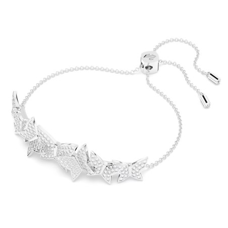 BRACCIALE FARFALLE RODIO LILIA DONNA SWAROVSKI 