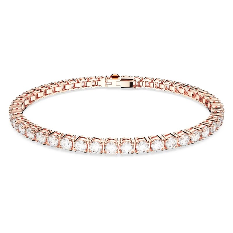 BRACCIALE TENNIS TAGLIO TONDO MIS.M DONNA SWAROVSKI 