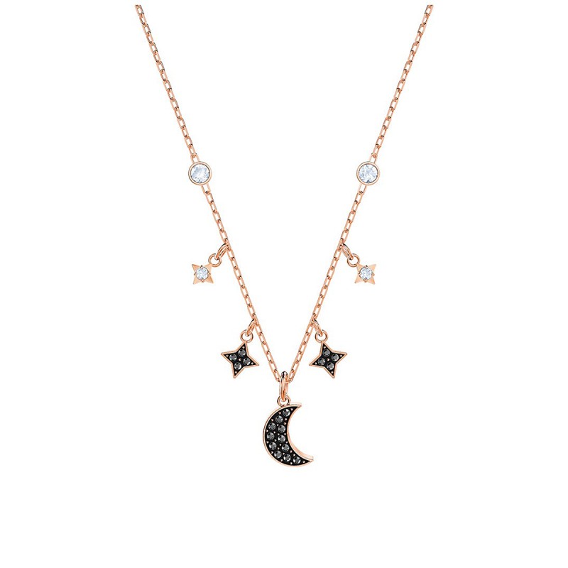 COLLANA SYMBOLIC LUNA NERA DONNA SWAROVSKI 