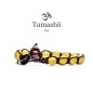 BRACCIALE AGATA GIALLA UOMO-DONNA TAMASHII 1 GIRO