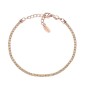 BRACCIALE TENNIS ROSE' ZIRCONI GIALLI DONNA AMEN 