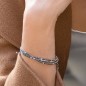 BRACCIALE TENNIS ZIRCONI NERI DONNA AMEN 