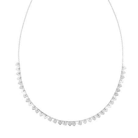 COLLANA CHANDELIER CUORI IN ARGENTO DONNA AMEN  CLMHB AMEN