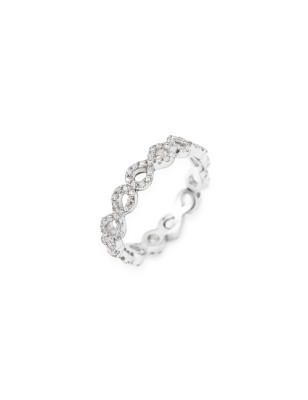 ANELLO INFINITO ZIRCONI DONNA AMEN  RINZ-16 AMEN