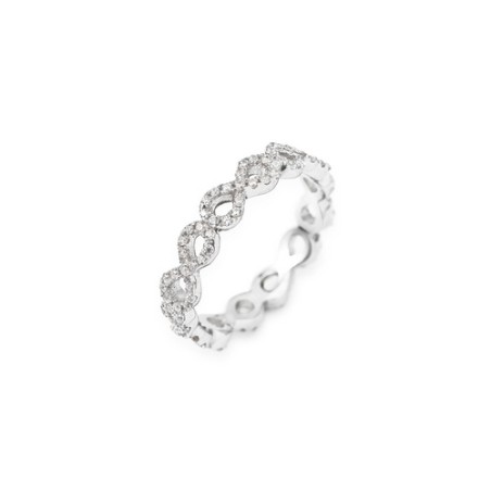 ANELLO INFINITO ZIRCONI DONNA AMEN  RINZ-16 AMEN