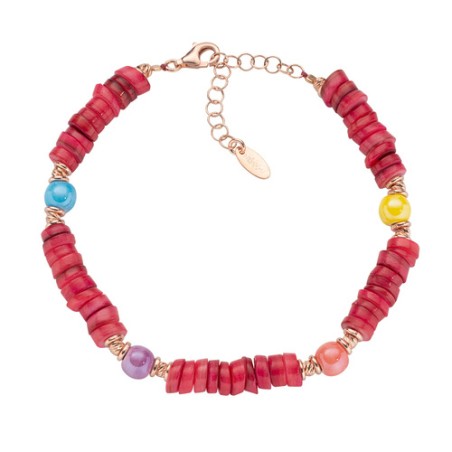 BRACCIALE GIADA ROSSA DONNA AMEN OCEANIA BRRORR19 AMEN