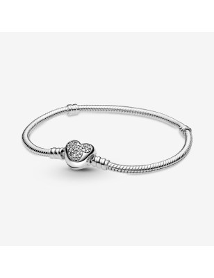 BRACCIALE CUORE SCINTILLANTE MICKEY MOUSE 19CM PANDORA 599299C01-19 PANDORA