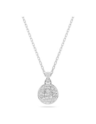 COLLANA METEORA BIANCA PLACCATA RODIO DONNA SWAROVSKI  5683446 SWAROVSKI