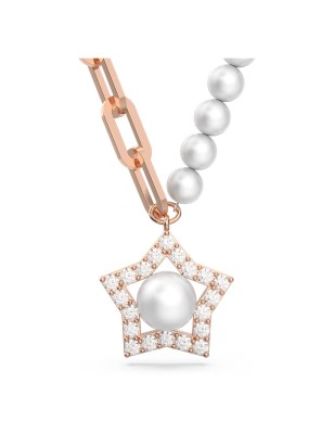 COLLANA STELLA BIANCA E CRYSTAL PEARL DONNA SWAROVSKI  5645381 SWAROVSKI