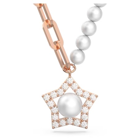 COLLANA STELLA BIANCA E CRYSTAL PEARL DONNA SWAROVSKI  5645381 SWAROVSKI