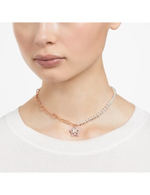 COLLANA STELLA BIANCA E CRYSTAL PEARL DONNA SWAROVSKI  5645381 SWAROVSKI