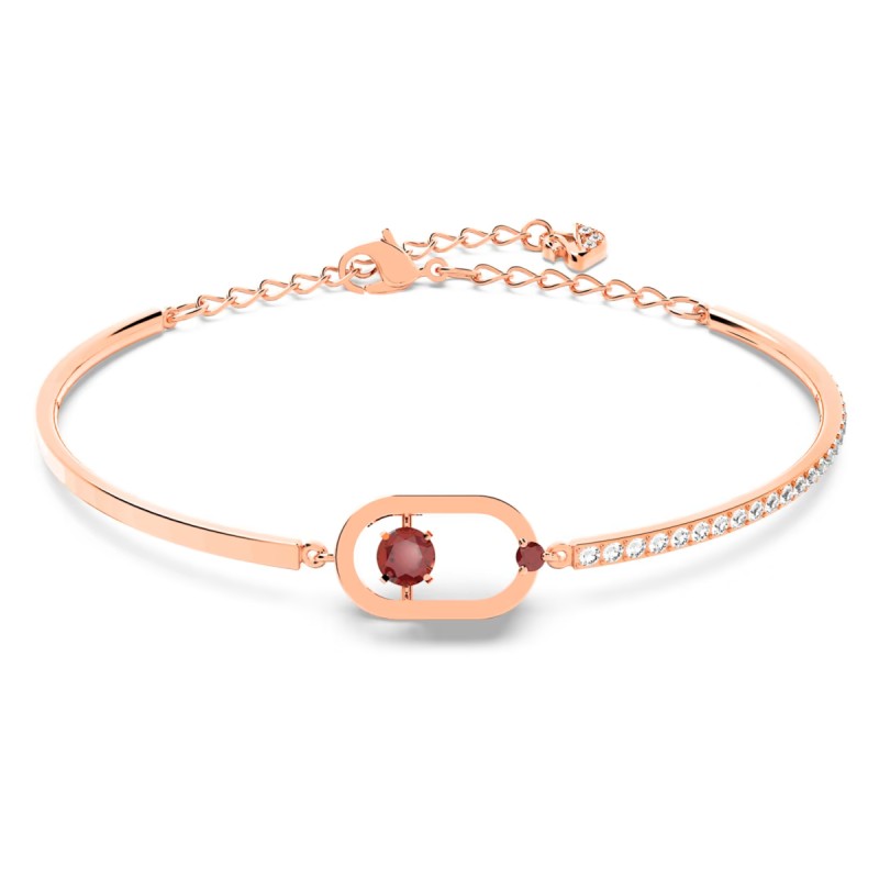 BRACCIALE FORMA OVALE ROSSO SPARKLING DANCE DONNA SWAROVSKI 