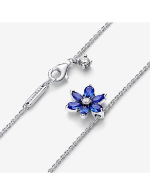 COLLANA PENDENTE HERBARIUM FIORE BLU DONNA PANDORA 