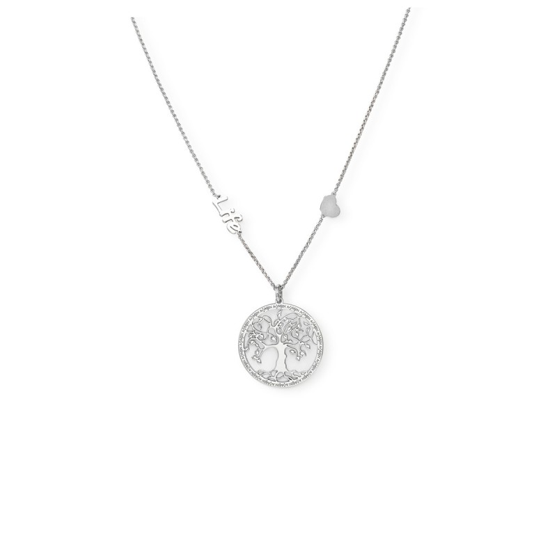 COLLANA ALBERO DELLA VITA CUORE DONNA AMEN 