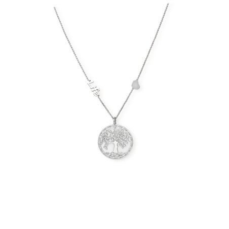 COLLANA ALBERO DELLA VITA CUORE DONNA AMEN  CLIFEB2 AMEN