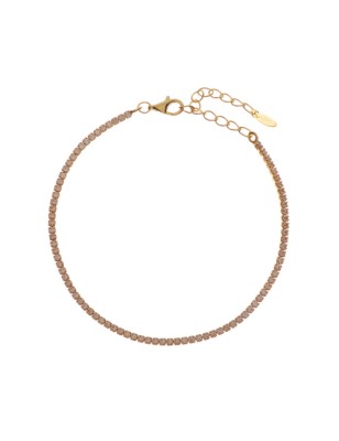 BRACCIALE TENNISMANIA ZIRCONI CHAMPAGNE DONNA AMEN  BT1GCH17 AMEN