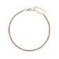 BRACCIALE TENNISMANIA ZIRCONI CHAMPAGNE DONNA AMEN 