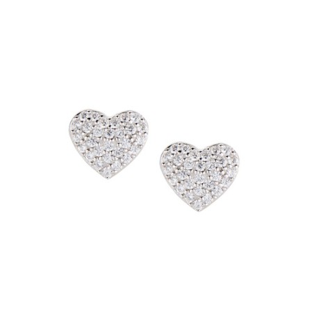 ORECCHINI DIAMOND CUORI PAVE' DONNA AMEN  ECUBBZ3 AMEN