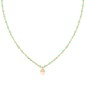 COLLANA CUORE CON SMALTO VERDE DONNA AMEN